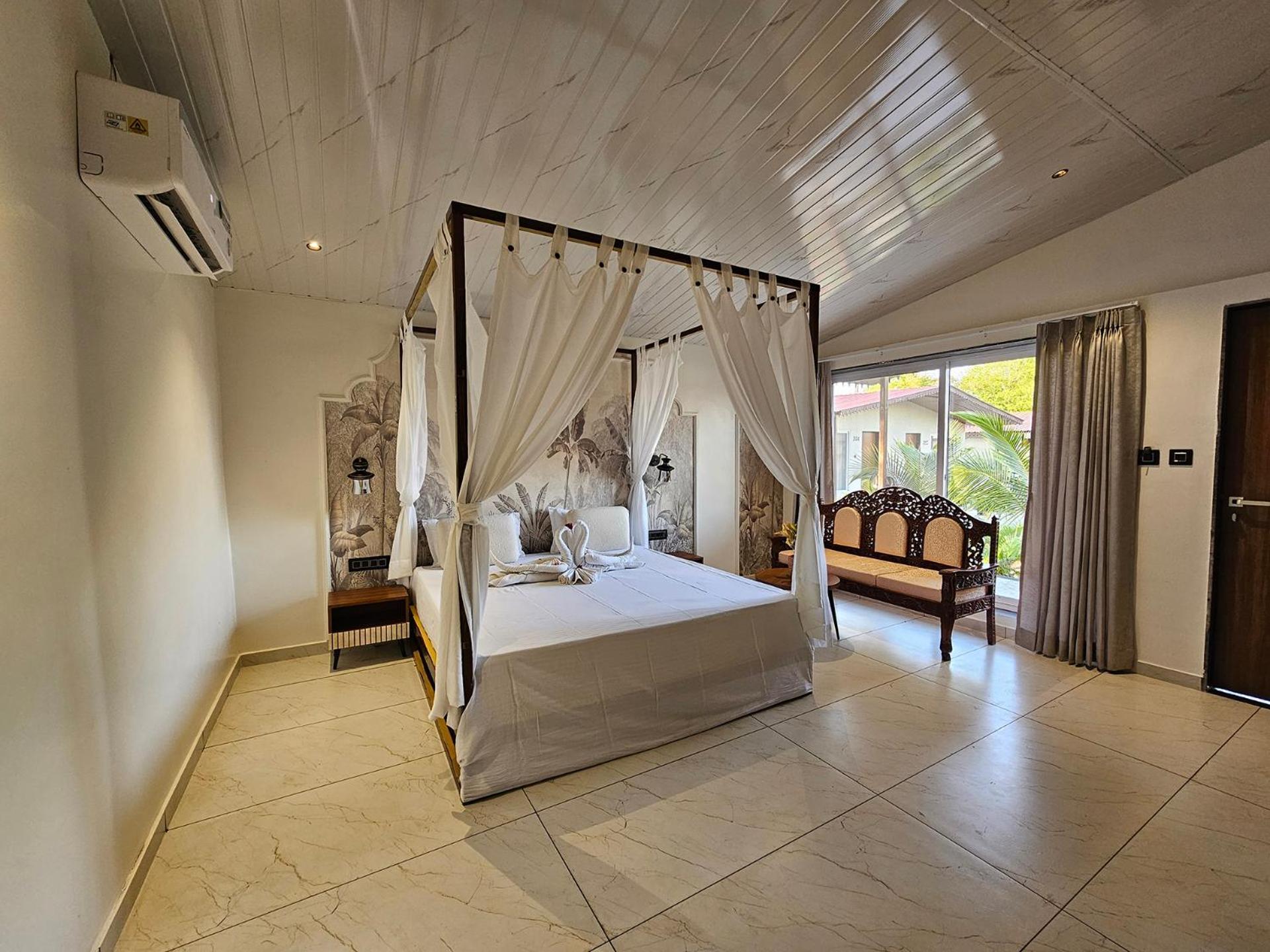 Riverview Tent Resort Kevadia Bagian luar foto