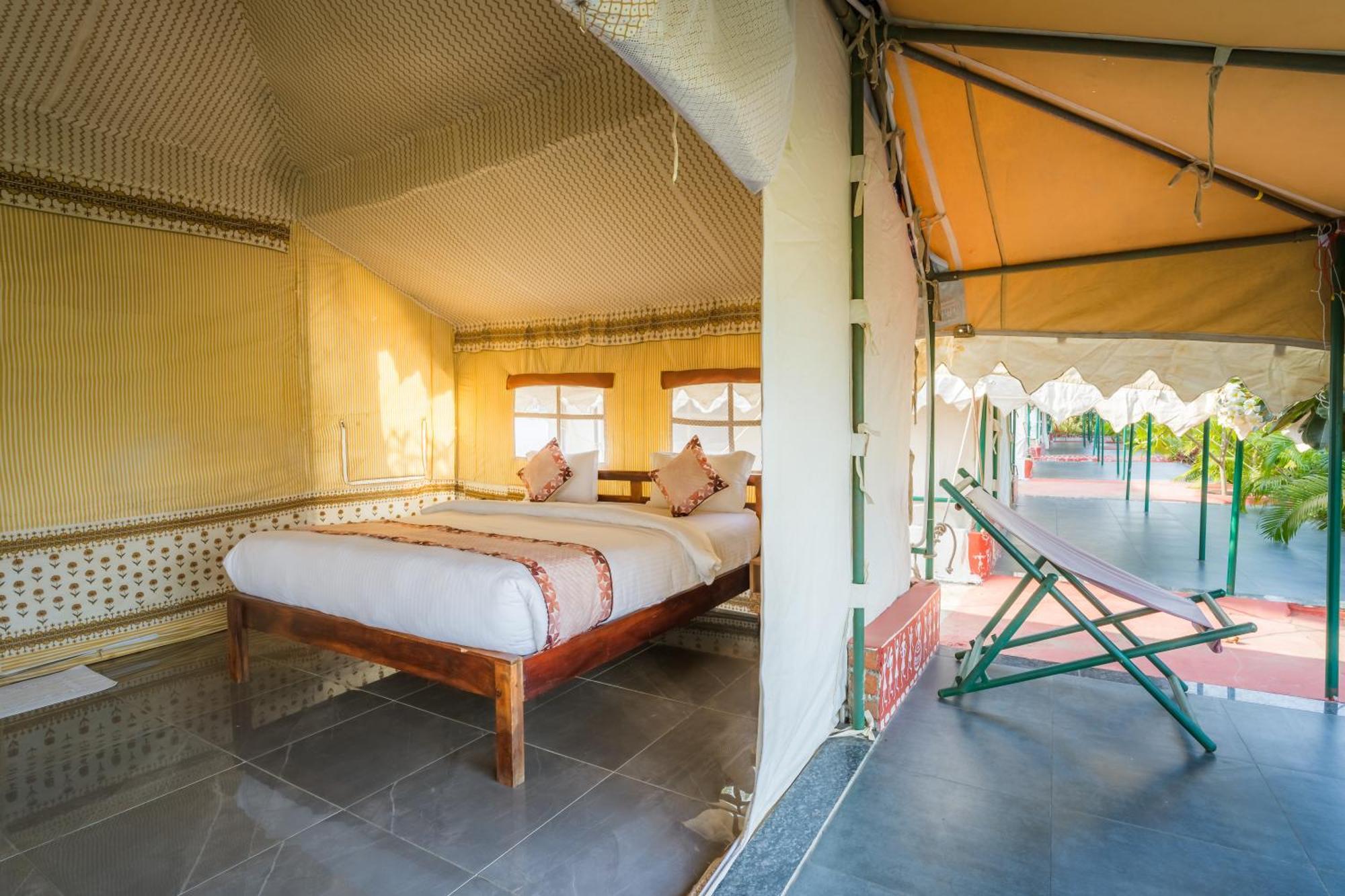 Riverview Tent Resort Kevadia Bagian luar foto